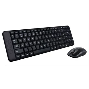 Egér- és billentyűzet készlet vezeték nélküli USB HUN LOGITECH MK220 fekete