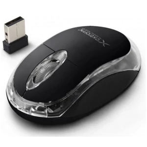 Egér extreme fekete USB wireless,  1000dpi