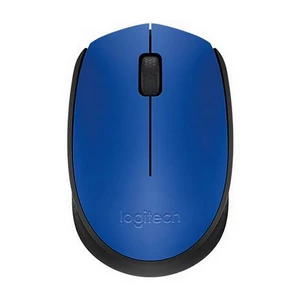 Egér vezeték nélküli optikai közepes méret USB LOGITECH M171 kék