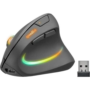 Egér vezeték nélküli optikai vertikális USB SPEEDLINK Piavo Pro fekete
