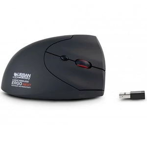 Egér vezeték nélküli vertikális USB URBAN FACTORY Ergo Next fekete