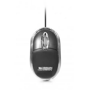 Egér vezetékes optikai kisméret USB URBAN FACTORY Crazy Small fekete
