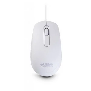 Egér vezetékes optikai közepes méret USB URBAN FACTORY Free Color fehér