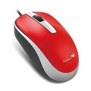 Egér vezetékes optikai normál USB GENIUS DX-120 piros