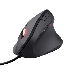 Egér vezetékes optikai vertikális gaming LED TRUST GXT144 Rexx fekete