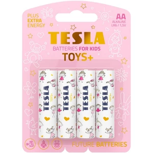 Elem Tesla AA LR6/1,5V gyermekjáték elem, alkáli, 4 darabos