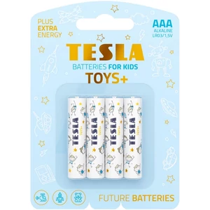 Elem Tesla AAA LR03/1,5V gyermekjáték elem, alkáli, 4 darabos