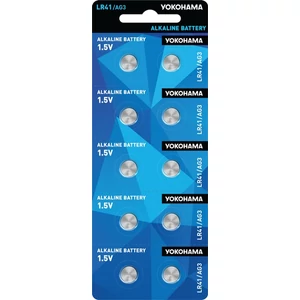 Elem Yokohama/Rocket LR41 gombelem, ALKALINE, , 1,5V AG3,192,392