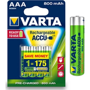 Elem Varta Accu AAA tölthető elem1,2V 800mAh VARTA