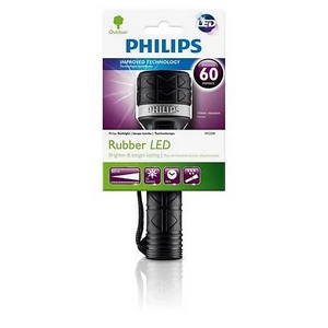 Elemlámpa LED 2xAA gumi borítás PHILIPS