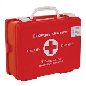 Elsősegélyláda II.típusú 50 főig Minden munkahelyen kötelező !