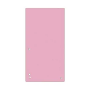 Elválasztócsík karton Donau 235x105mm rózsaszín 100ív/csom Iratrendezés DONAU 8620100-16PL