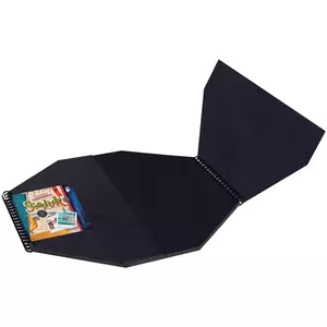 Emlékkönyv Creative Kids 30x30cm Scrapbook - FEKETE Nyolcszögletű kreaítv hobbi termék