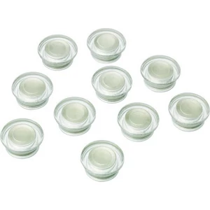 Táblamágnes 20mm Nobo 10db korong mágneses üvegtáblára átlátsz Prezentáció NOBO 1903854