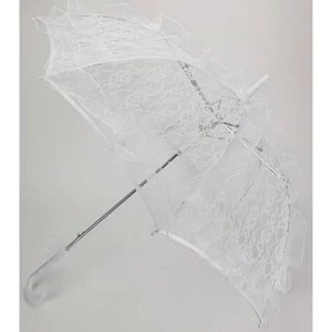 Esküvői csipke esernyő Hosszúság: 73cm, átmérő: 80cm
