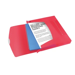 Gumis mappa Esselte VIVIDA Jumbo gumis PP 40mm piros Esselte