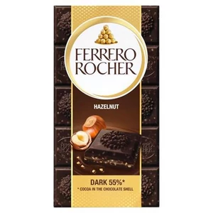 Étcsokoládé 90 g FERRERO ROCHER Prémium mogyorós töltelékkel