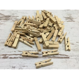 Fa csipesz natúr 3, 5cm 50db/cs