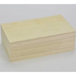 Fa doboz mágneses natúr 23x12,5x8cm-es csatos zárral GRAVÍROZHATÓ! CRL3258