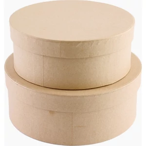Karton doboz natúr kör alakú S2/1 20,2x9,8cm 8,02E+12