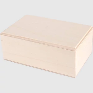 Fa doboz téglalap alakú 26x16x11cm