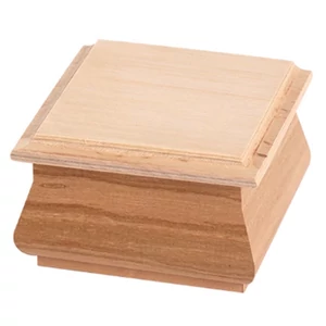 Fa ékszerdoboz 8x8x5 cm