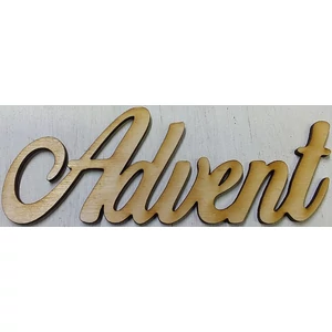 Fa felirat tábla Advent 2db/cs