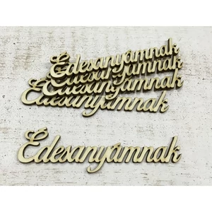 Fa felirat tábla Édesanyámnak 12cmx3.3cmx3mm 5db/cs