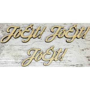 Fa felirat tábla Jó éjt! 8, 5cmx4cmx3mm 3db/cs