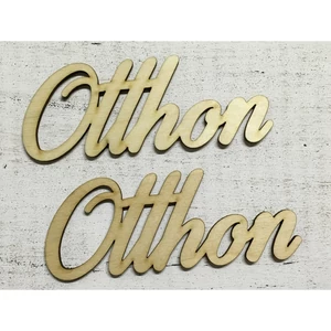 Fa felirat tábla Otthon 15cmx7cmx3mm 2db/cs