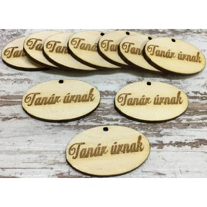 Fa felirat tábla Tanár úrnak 2, 5cmx4cmx3mm 10db/cs