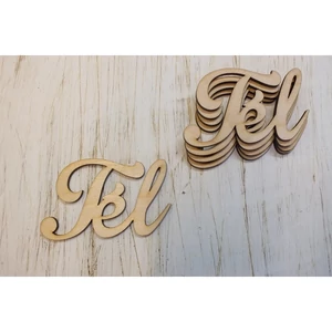 Fa felirat Tél felirat 9, 5cmx6cmx3mm 5db/cs