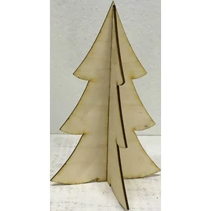 Fa fenyő 3D 16x16x24cm