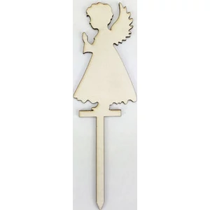 Fa figura angyal beszúrós 18x5.5cm