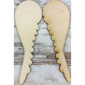 Fa figura angyalszárny hosszú 15cm 2db/cs