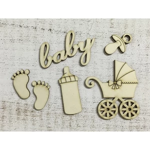 Fa figura babás baba szett 8cmx3mm 6db/cs