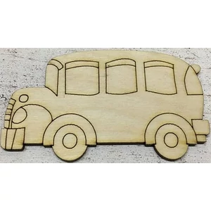 Fa figura busz 9, 5x5.5cm 