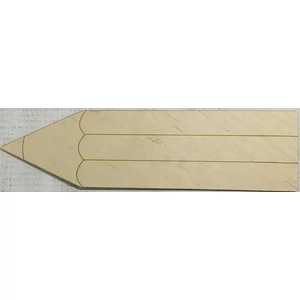 Fa figura ceruza 13x50cm 