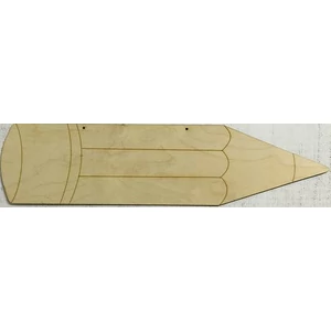 Fa figura ceruza radíros 12, 5x50cm