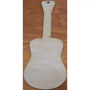 Fa figura dobgitár hangszer 24x9, 5cm