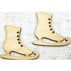 Fa figura festhető korcsolya 5cm 10db/cs
