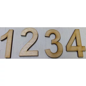 Fa figura festhető számok advent 16db/cs