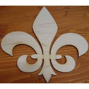 Fa figura francia liliom natúr 20x20cm