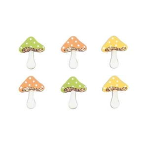 Fa figura gomba 6db/csomag 3,5cm ragasztó koronggal 4247