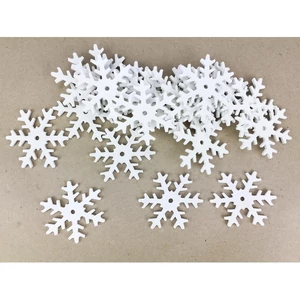 Fa figura hókristály fehér 5, 5cmx3mm 25db/cs