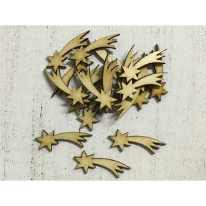 Fa figura hullócsillag hullócsillag 4, 5cmx1.7cmx3mm 20db/cs