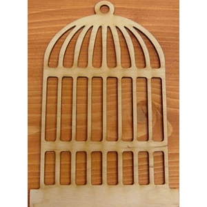 Fa figura kalitka natúr 20cm