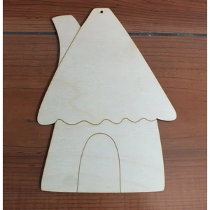 Fa figura kunyhó kunyhó 16, 2x22, 4cm