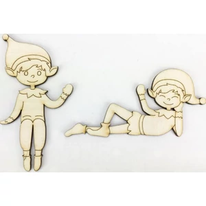 Fa figura manó szett erdei manók 10cm 2db/cs
