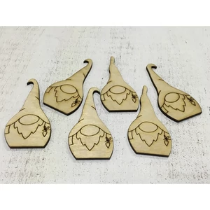 Fa figura manók 8cmx4cmx3mm 6db/cs